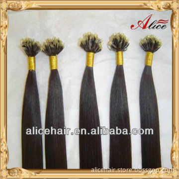 Wholesale price pre bonded hair extension indian hair